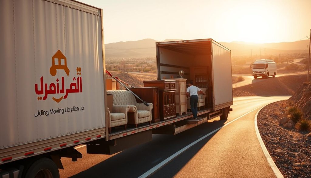 نقل العفش من جدة إلى قنفذة